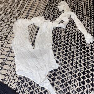 Lulu's White Bodysuit